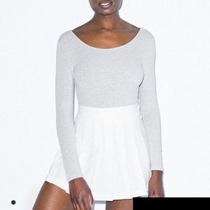 NWT American Apparel Gabardine Tennis Skirt